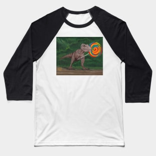 LOLLIPOP T-REX Baseball T-Shirt